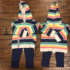 Long sleeve with hoodie & pant set